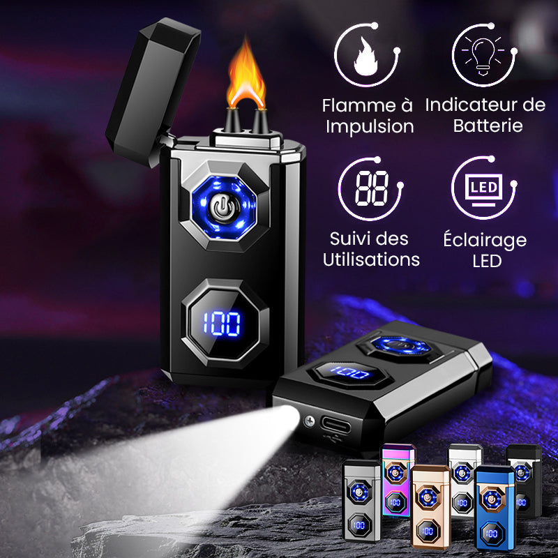 🔥55% de réduction🔥Briquet Électrique Rechargeable Résistant au Vent