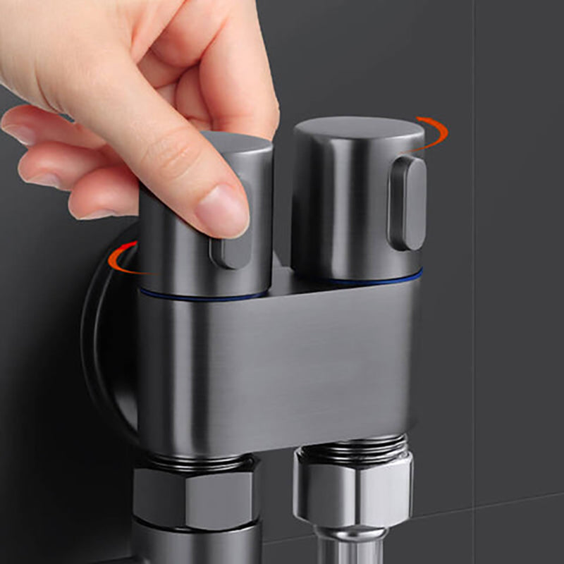 🚿 50 % DE RÉDUCTION ! 🔧 Robinet de régulation double 2-en-1 pour WC – laiton, cartouche en céramique et double fermeture – idéal pour la salle de bains 🏠