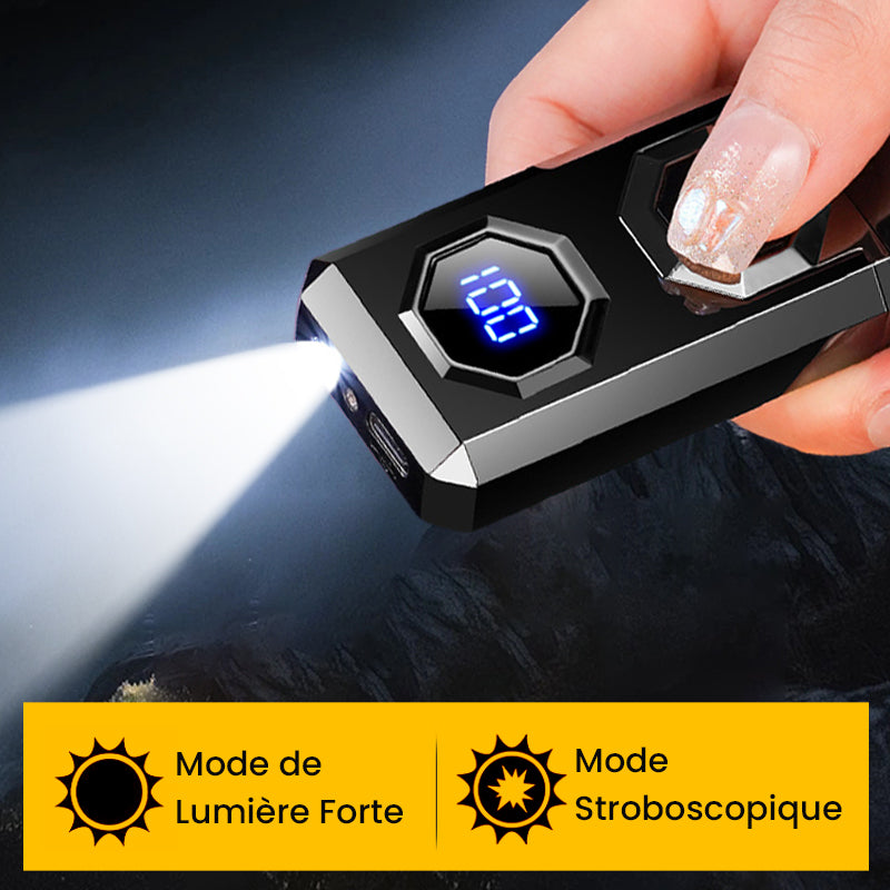 🔥55% de réduction🔥Briquet Électrique Rechargeable Résistant au Vent