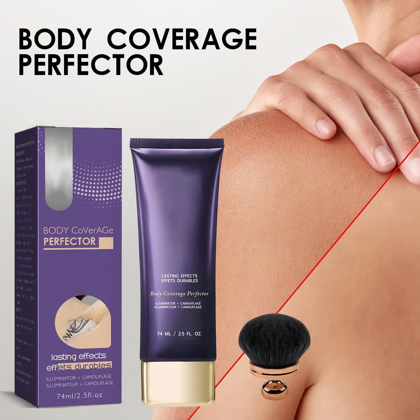 🔥VENTE DU DERNIER JOUR 50% DE RÉDUCTION !✨Body Coverage Perfector - Maquillage corporel imperméable, léger et impeccable