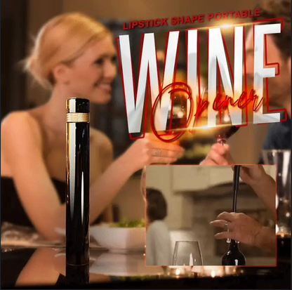 🍷50% de réduction🔥Tire-bouchon portable en forme de rouge à lèvres