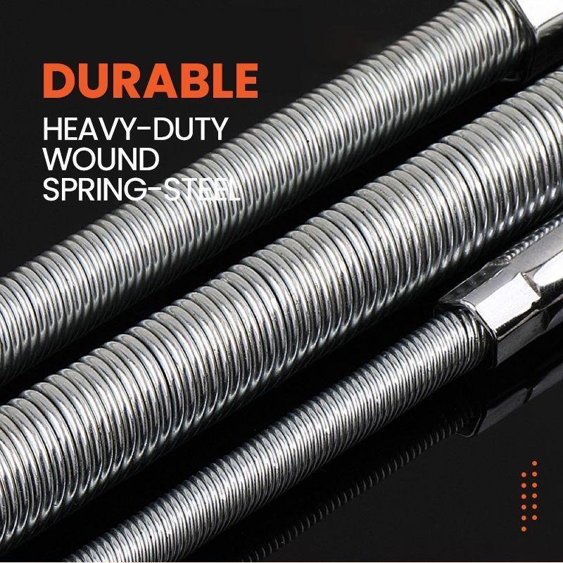 🔩 50% DE RÉDUCTION ⚙️ Barre d'extension flexible pour clé à cliquet – Chrome-vanadium, 3 tailles (1/4", 3/8", 1/2") – Accès aux angles difficiles, verrouillage à bille – idéal pour mécanique ou bricolage 🛠️