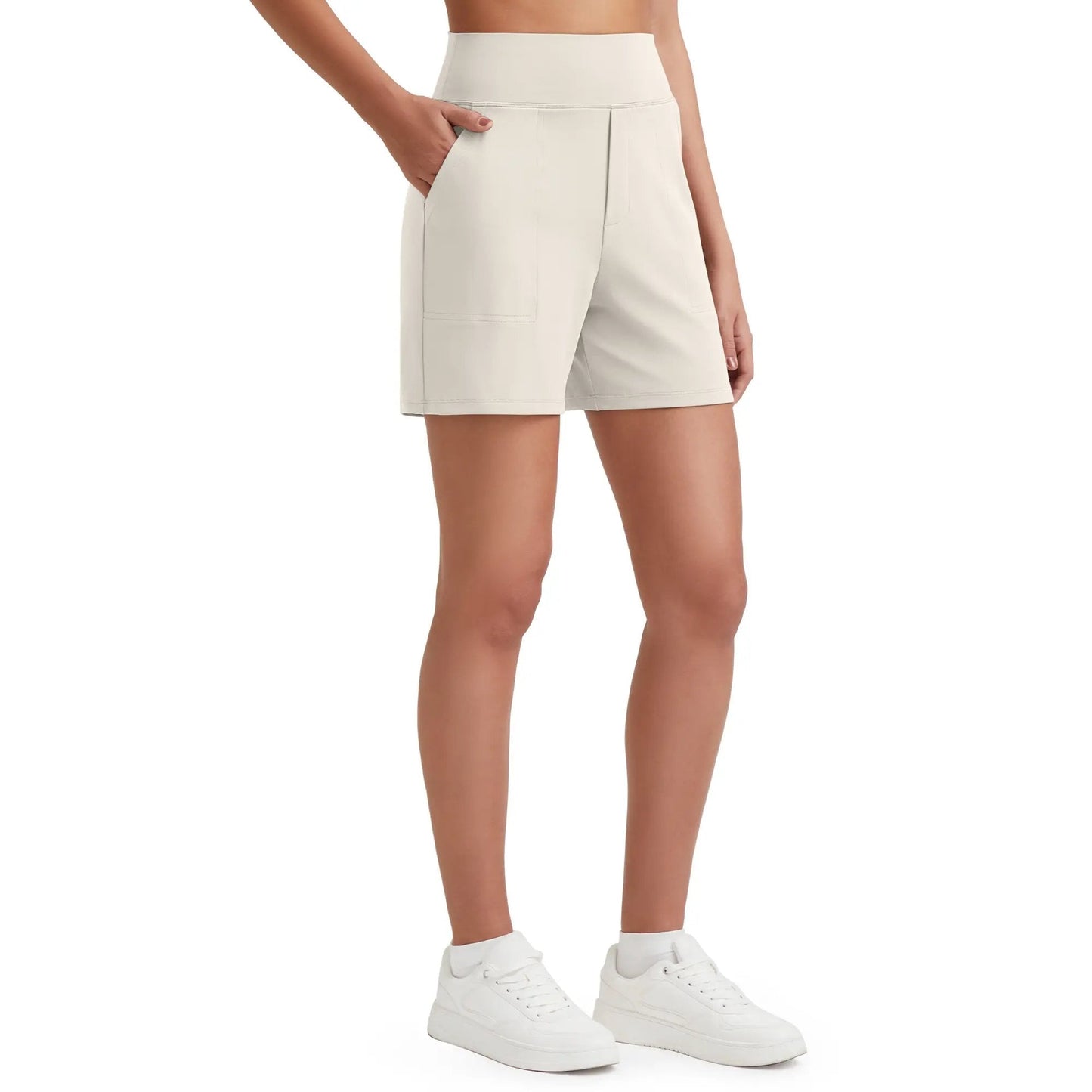 💃50 % DE RÉDUCTION✨ Short taille haute pour femme – Ajustement gainant et extensible dans les 4 sens – Doux comme du beurre ☁️