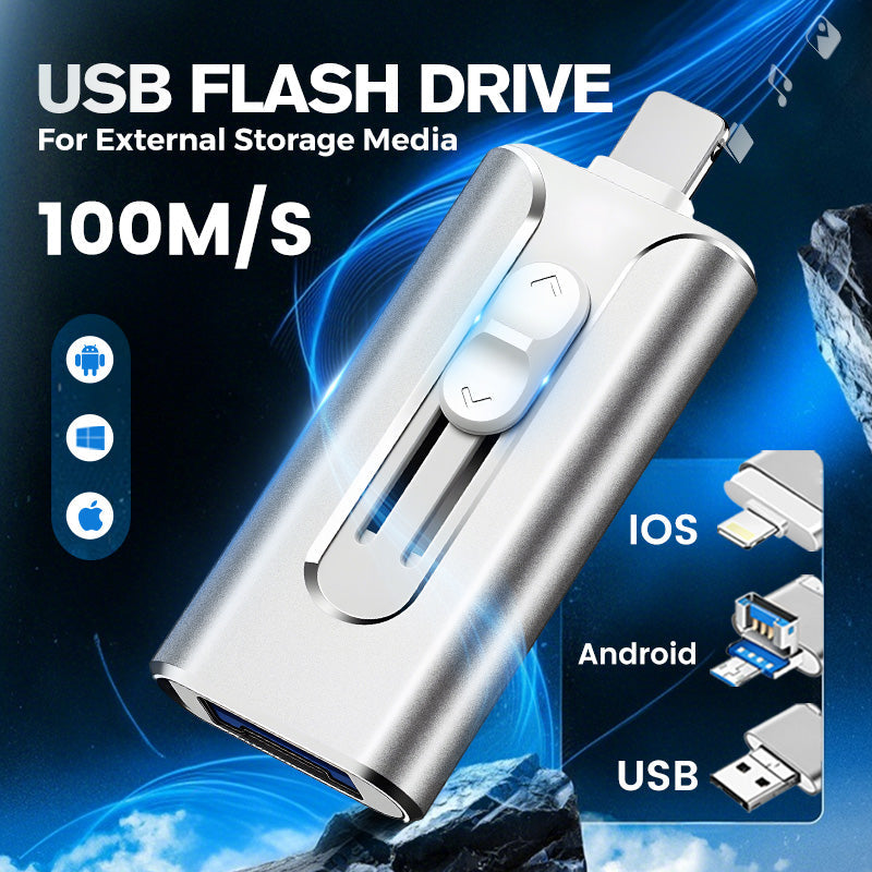 📱⚡ 50 % DE RÉDUCTION AUJOURD'HUI ! Libérez de l'espace sur votre téléphone et transférez vos photos en quelques minutes — Clé USB 4-en-1 pour iPhone, Android et PC 💾
