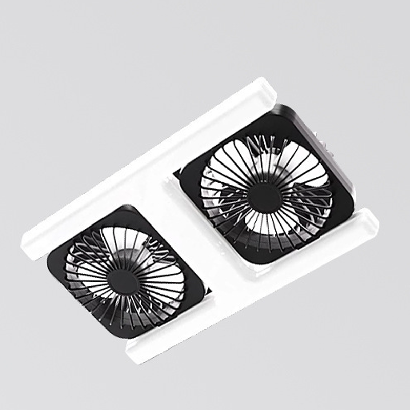 🌬️✨ Ventilateur de plafond double avec éclairage LED – design moderne et télécommande pour le salon et la chambre à coucher