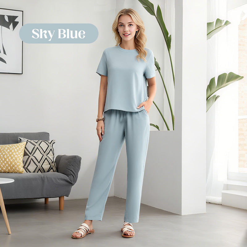 🌸DERNIER JOUR - OFFRE SPÉCIALE : 60 % DE RÉDUCTION💖 Ensemble haut et pantalon décontracté pour femme