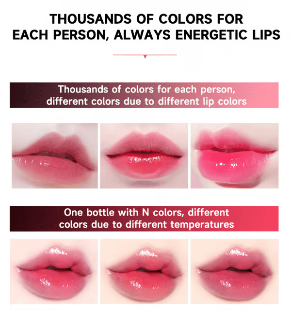 💄 DERNIER JOUR - ACHETEZ 2 OBТENEZ 3! ✨ Rouge à Lèvres Auto-Teintant Crystal Clear - S'Adapte au pH de Vos Lèvres pour une Teinte Unique et Résistante aux Transferts ! 💋✨