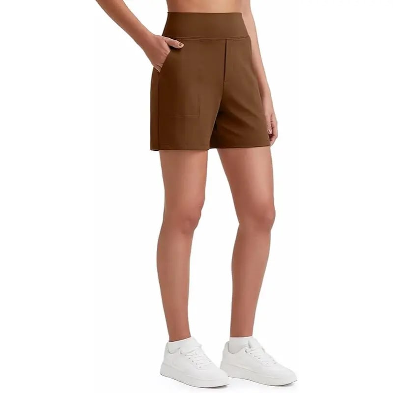 💃50 % DE RÉDUCTION✨ Short taille haute pour femme – Ajustement gainant et extensible dans les 4 sens – Doux comme du beurre ☁️