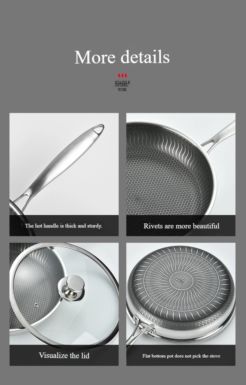 🔥Grande vente - 55 % de réduction!!! 🍳Poêle antiadhésive de première qualité avec couvercle