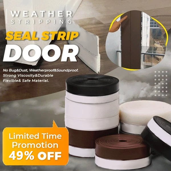 🚪 50 % DE RÉDUCTION ! 🔇 Joint de porte 5 m – Autocollant, souple et universel ✨