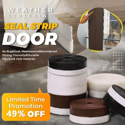 🚪 50 % DE RÉDUCTION ! 🔇 Joint de porte 5 m – Autocollant, souple et universel ✨