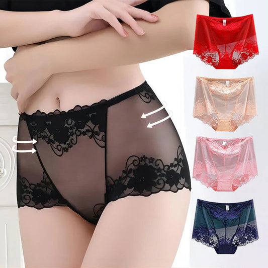 🌸60% de réduction🧶 Boxers taille haute en dentelle crochetée à la main pour femmes – Respirants, style vintage et confortables 🌸
