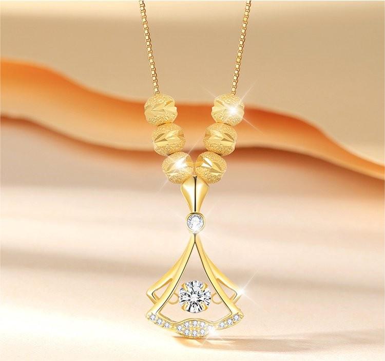 ✨️50 % de réduction✨️Collier luxueux et étincelant en zircone électrodéposée et diamants