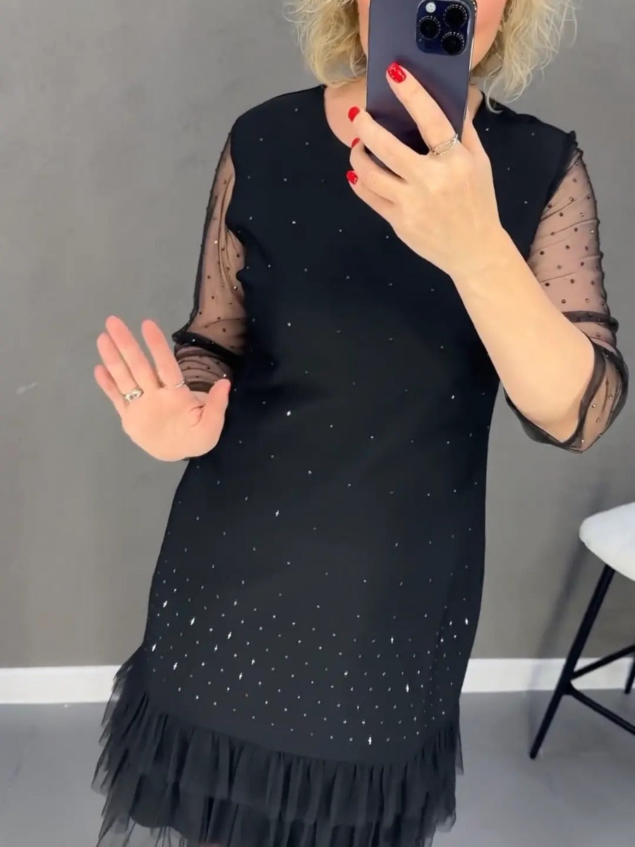 ✨️Remise saisonnière 50%✨️Robe de Soirée Courte Noire