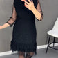 ✨️Remise saisonnière 50%✨️Robe de Soirée Courte Noire