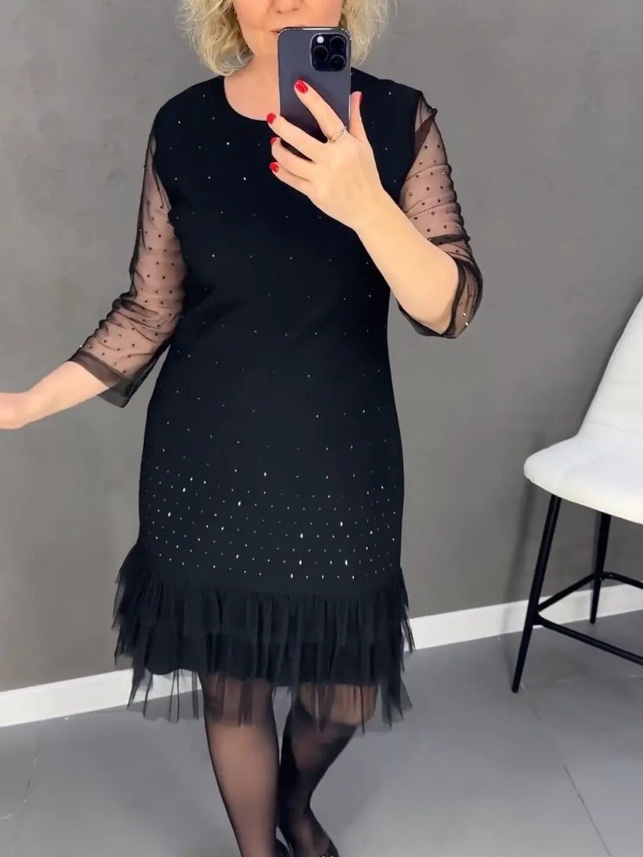 ✨️Remise saisonnière 50%✨️Robe de Soirée Courte Noire