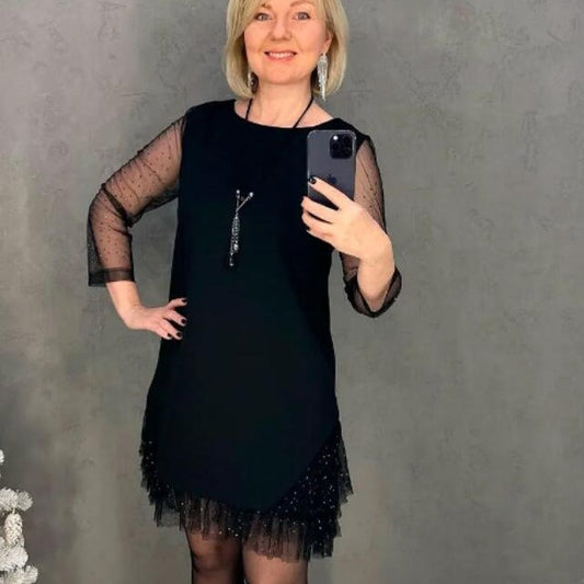 ✨️Remise saisonnière 50%✨️Robe de Soirée Courte Noire