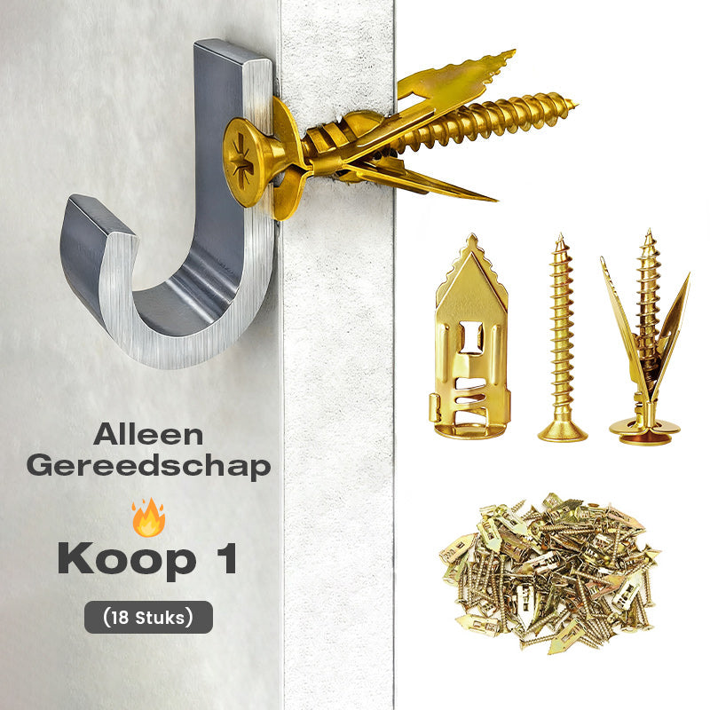 🔈🔈Kit de chevilles autotaraudeuses pour plaques de plâtre🔧Aucun perçage requis🔥Convient aux maisons et aux bureaux