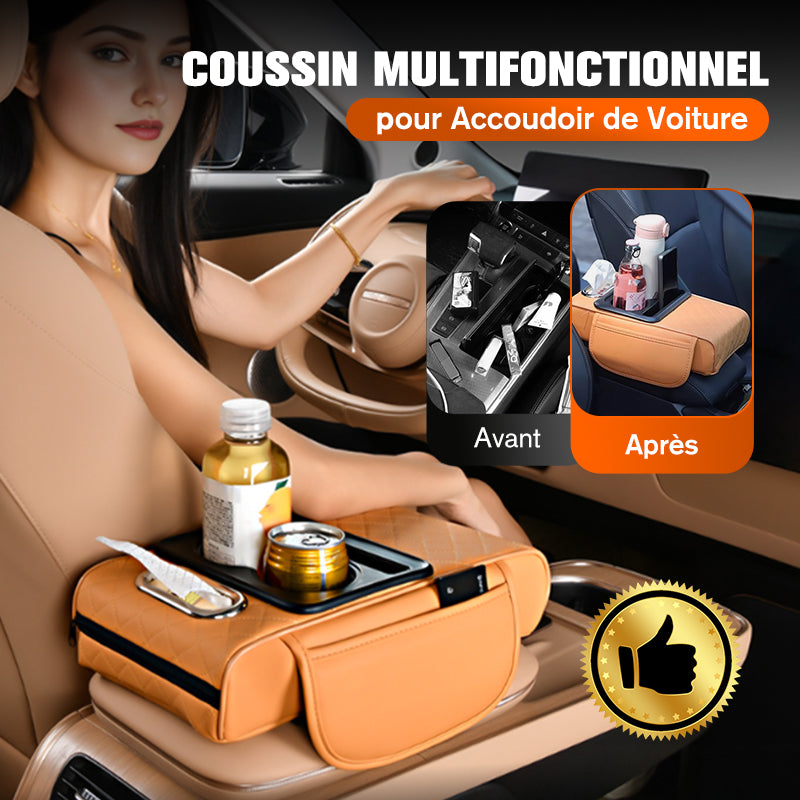 🔥50 % DE RÉDUCTION🚗Coussin d'accoudoir de voiture multifonctionnel – Confort ergonomique pour les longs trajets et les trajets quotidiens ✨