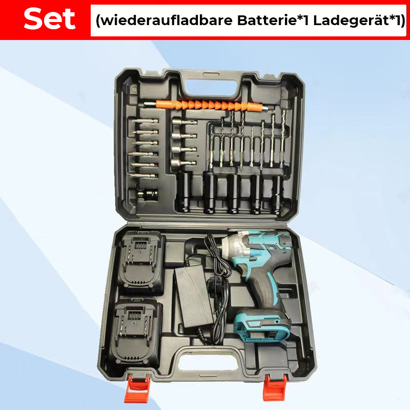 🔧⚡ PROMO FLASH 50% ! Clé à Chocs sans Fil Professionnelle 1000 Nm – Double Batterie 4,0 Ah, Moteur sans Balais, Compacte & Robuste, Parfaite pour Atelier & Bricolage Pro 🚗💪