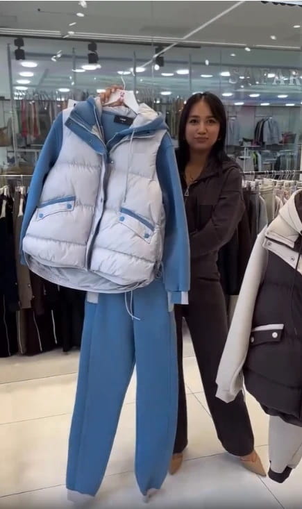 NOUVEL ENSEMBLE AUTOMNE-HIVER AVEC GILET + SWEAT-SHIRT + PANTALON DECONTRACTÉ