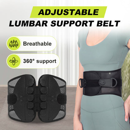 🌟 50% DE RÉDUCTION! 💪 Ceinture lombaire ajustable – Soutien dorsal ergonomique ✨