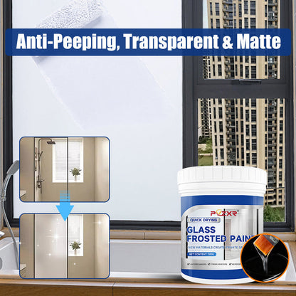 🎁60% DE RÉDUCTION ! 🔥 Peinture pour Verre Dépoli 2026 – Séchage Rapide, Résistante à l’Eau & Effet Givré Élégant 🌫️✨