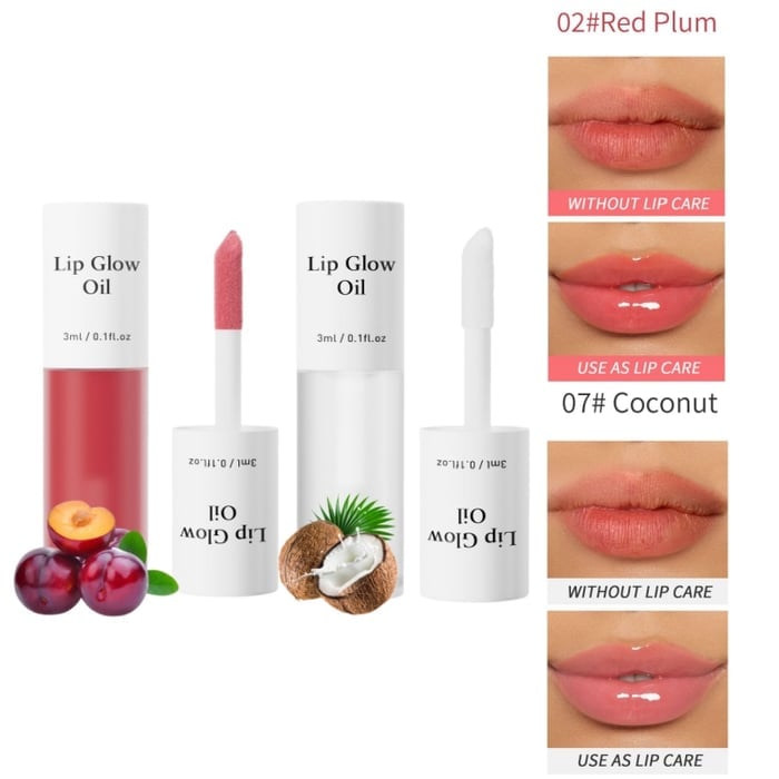 📢📢Achetez 1, obtenez 1 gratuitement ! Huile hydratante teintée pour lèvres coréenne – Vegan, 24h d’hydratation & fini glossy non collant 💋✨