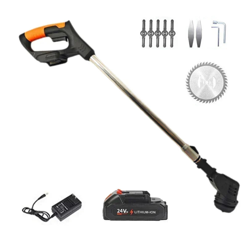 🔥50 % DE RÉDUCTION💥🌿 Coupe-herbe électrique de 1 500 W – Réglable et à lames multiples pour jardins, pelouses et champs