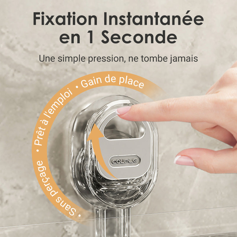 🔥Nouvelle mise à niveau 🍃Support de rangement à ventouse avec trou de drainage(🚀55 % de réduction)