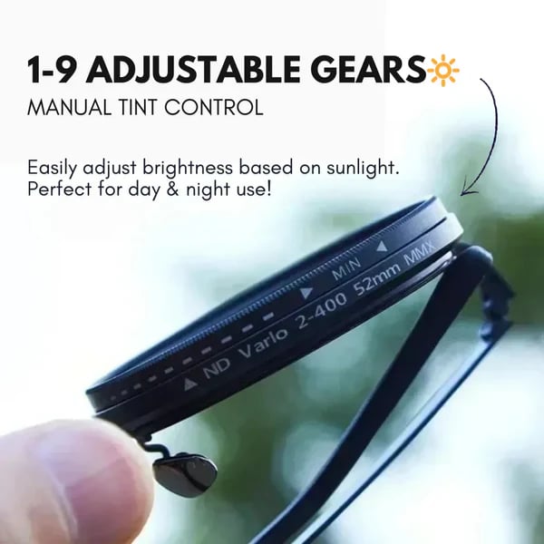 🔥Vente à chaud🔥Lunettes de soleil à teinte réglable【Livraison gratuite】