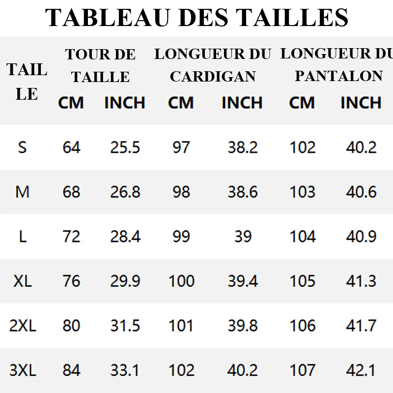 💃DERNIER JOUR DE SOLDES - 60 % DE RÉDUCTION 🔥Ensemble décontracté 3 pièces en maille : crop top, cardigan et pantalon💞