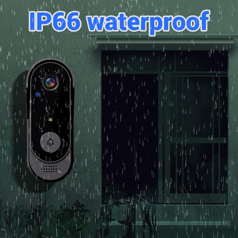 🚪 50 % DE RÉDUCTION ! 📹 Sonnette vidéo intelligente – Caméra HD, interphone bidirectionnel et vision nocturne 🔒