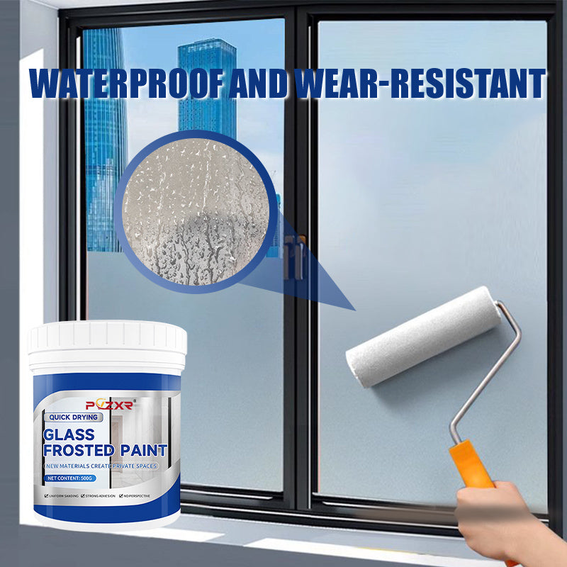 🎁 50% DE RÉDUCTION ! 🔥 Peinture pour Verre Dépoli 2026 – Séchage Rapide, Résistante à l’Eau & Effet Givré Élégant 🌫️✨