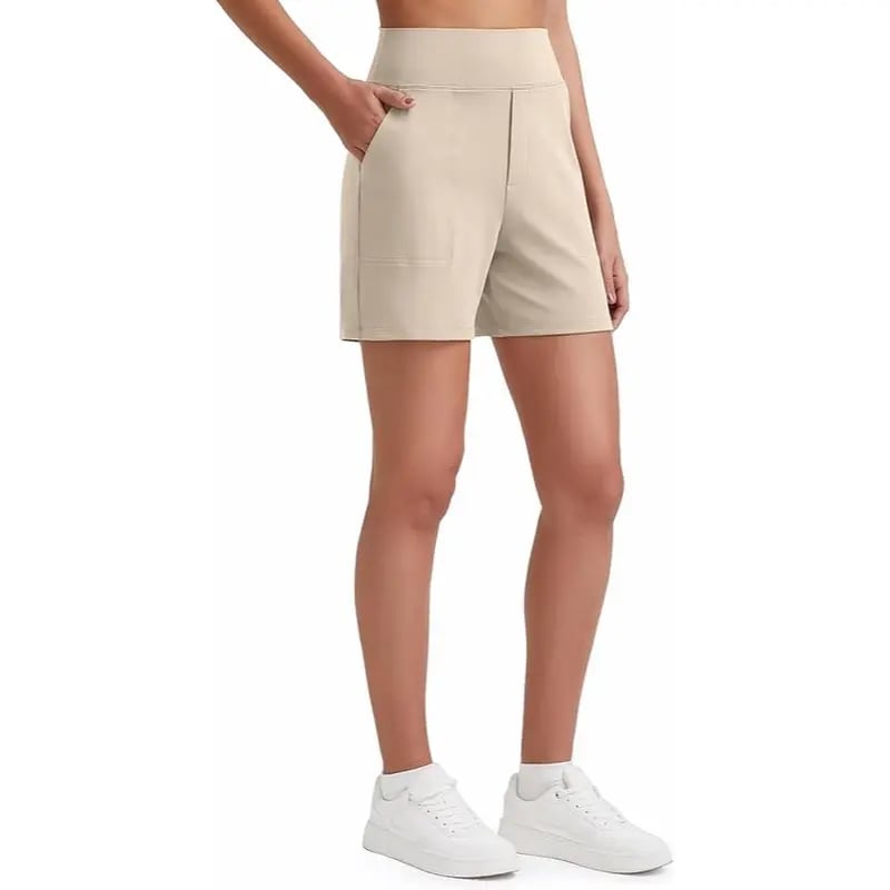 💃50 % DE RÉDUCTION✨ Short taille haute pour femme – Ajustement gainant et extensible dans les 4 sens – Doux comme du beurre ☁️
