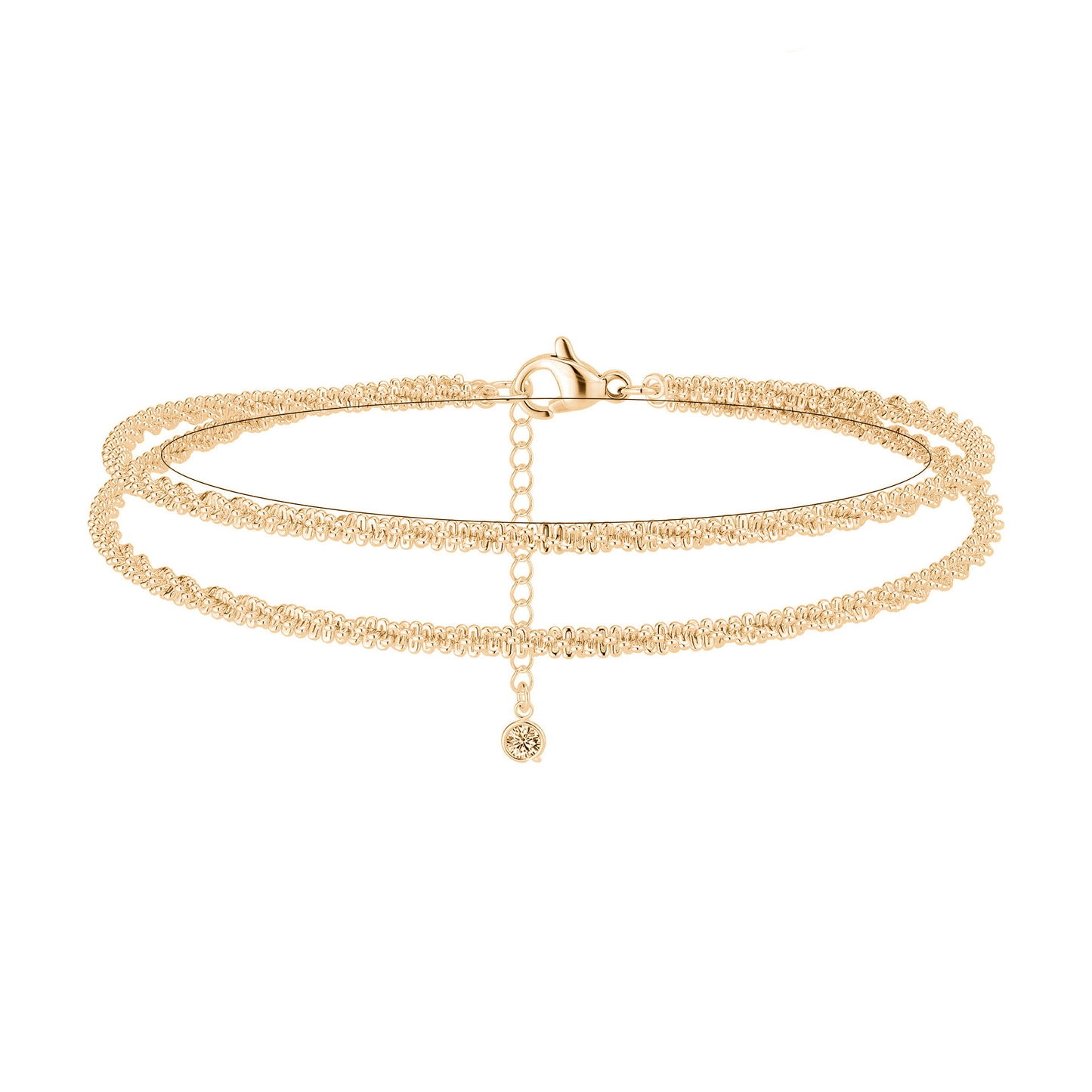 💜DERNIER JOUR -50% de réduction💜Délicat bracelet de cheville étanche en couches