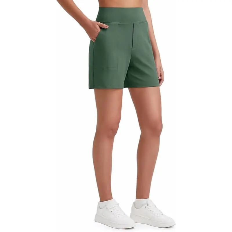 💃50 % DE RÉDUCTION✨ Short taille haute pour femme – Ajustement gainant et extensible dans les 4 sens – Doux comme du beurre ☁️
