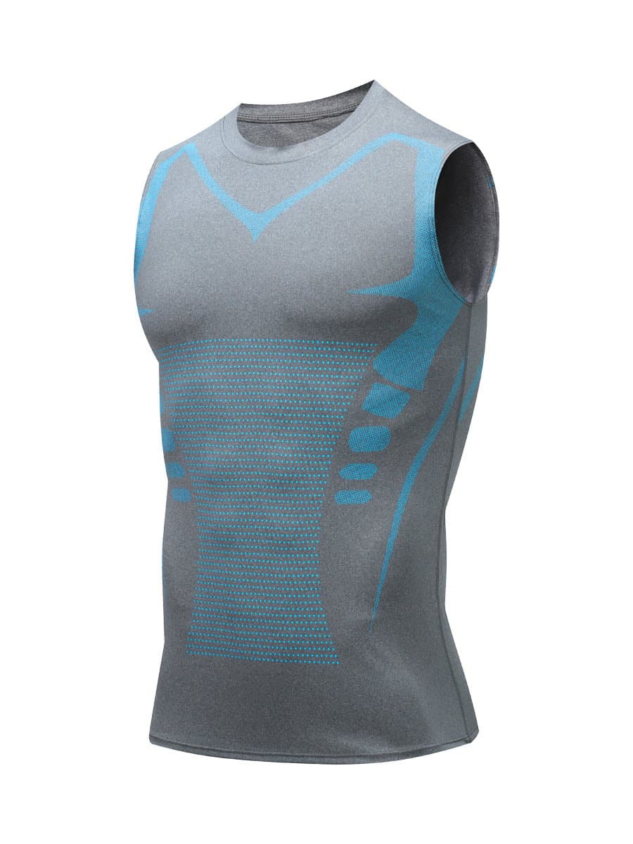 🔥 50 % DE RÉDUCTION ! 💪 Gilet Ionic Shaping – Compression et refroidissement – Remodelage du corps – Sans manches – Invisible sous les vêtements 🕶️