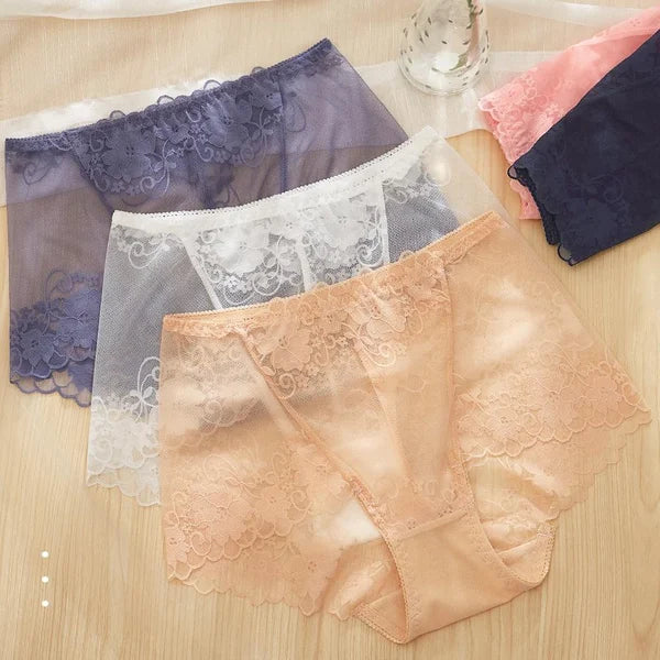 🌸60% de réduction🧶 Boxers taille haute en dentelle crochetée à la main pour femmes – Respirants, style vintage et confortables 🌸