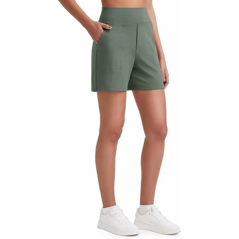 💃50 % DE RÉDUCTION✨ Short taille haute pour femme – Ajustement gainant et extensible dans les 4 sens – Doux comme du beurre ☁️
