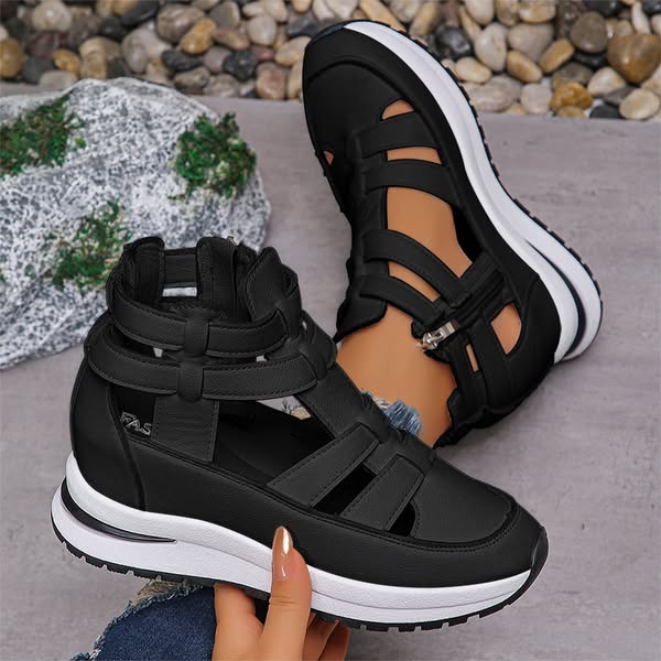 🔥Meilleurs prix pour l'été🔥Sandales confortables et légères avec fermeture éclair latérale