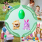 🐰60 % DE RÉDUCTION MAINTENANT ! 🥚 Œufs de Pâques pré-remplis de peluches – Douces et colorées, parfaites pour la chasse aux œufs 🐣