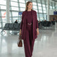 🍂Soldes d'automne🍂Elegant 3-piece set including long cardigan, top and pants💞