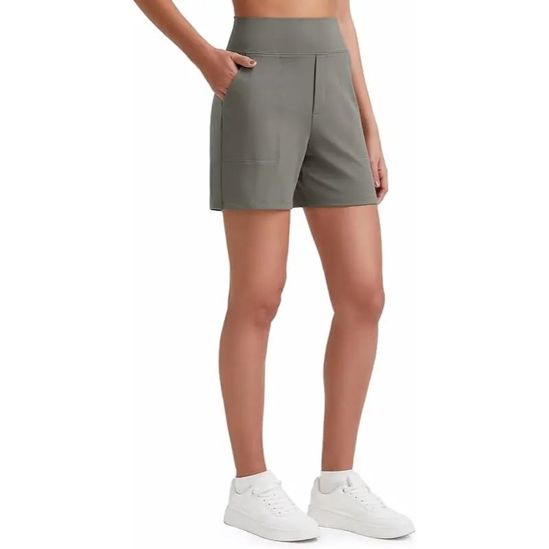 💃50 % DE RÉDUCTION✨ Short taille haute pour femme – Ajustement gainant et extensible dans les 4 sens – Doux comme du beurre ☁️