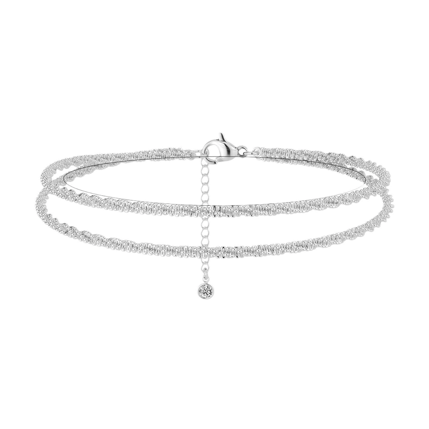 💜DERNIER JOUR -50% de réduction💜Délicat bracelet de cheville étanche en couches