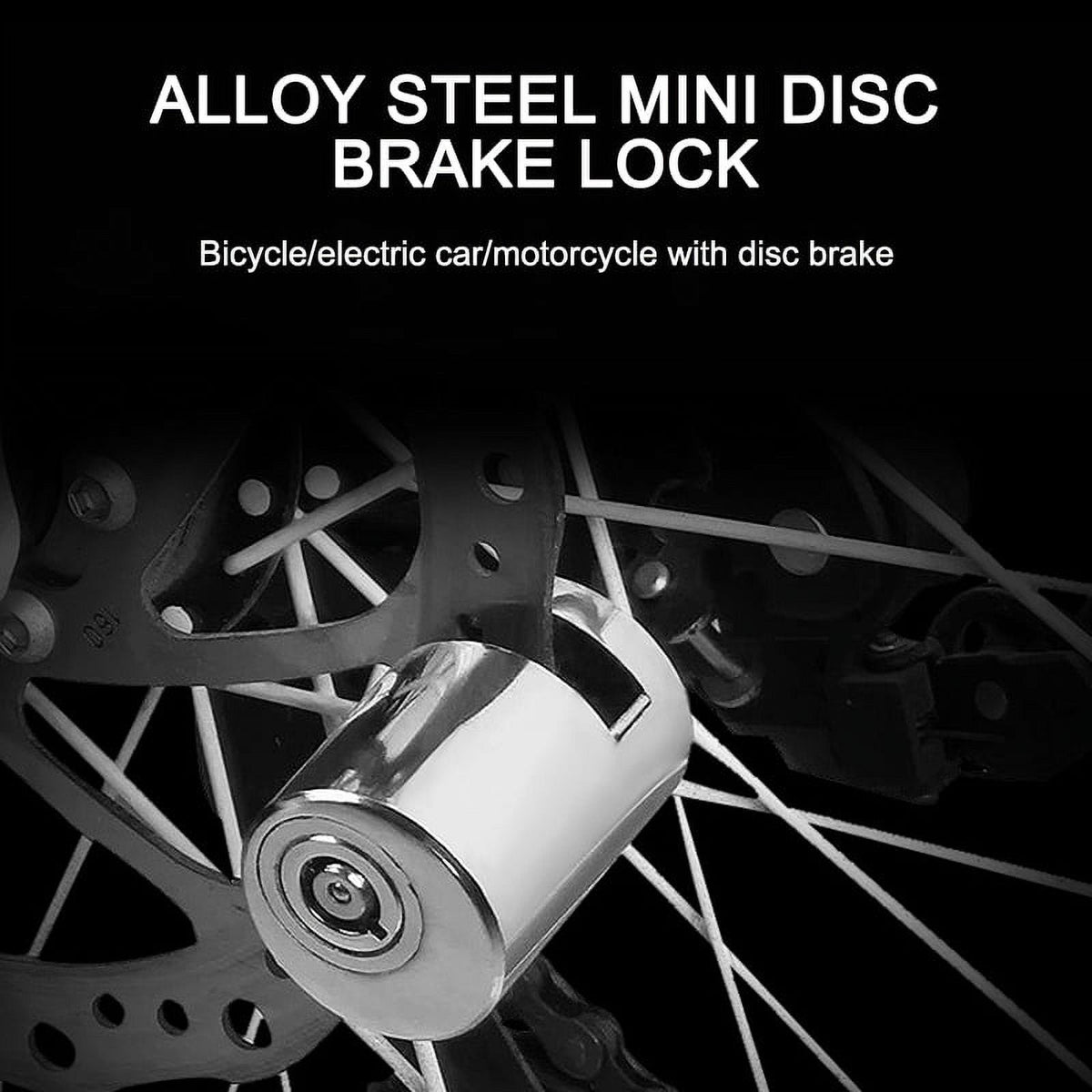🎃Offre spéciale Halloween🎁 50 % DE RÉDUCTION! 🔒🏍️ Serrure à disque antivol pour motocyclette ✨