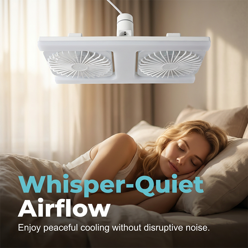 🌬️✨ Ventilateur de plafond double avec éclairage LED – design moderne et télécommande pour le salon et la chambre à coucher