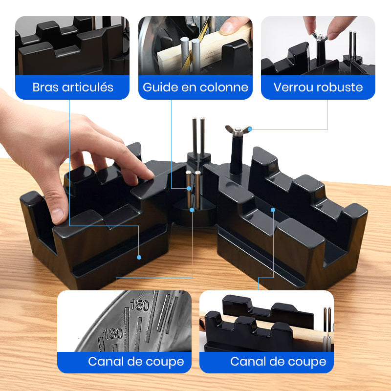 🔈🔈 60% DE RÉDUCTION ! ✨ Outil 2-en-1 Mesure et Coupe - Précision Maximale, Gain de Temps pour Bricolage et Menuiserie 📐