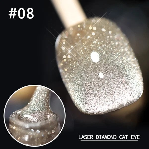 💅DERNIER JOUR DE PROMOTION EXCEPTIONNELLE : 60 % DE RÉDUCTION !💎 Vernis à ongles œil de chat effet diamant laser