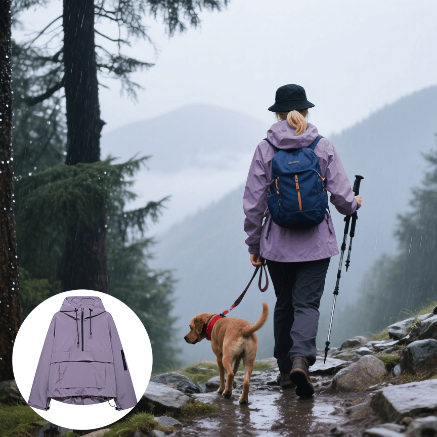 💜DERNIER JOUR - 55 % DE RÉDUCTION💦Veste imperméable 3 en 1 pour femme - Pluie, vent et froid, tout est couvert